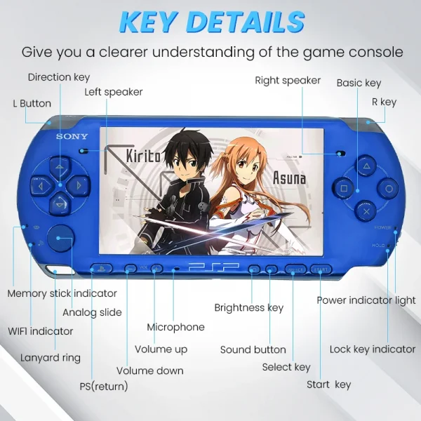 Sony PSP 3000 الأصلية – عُد إلى متعة اللعب الكلاسيكية